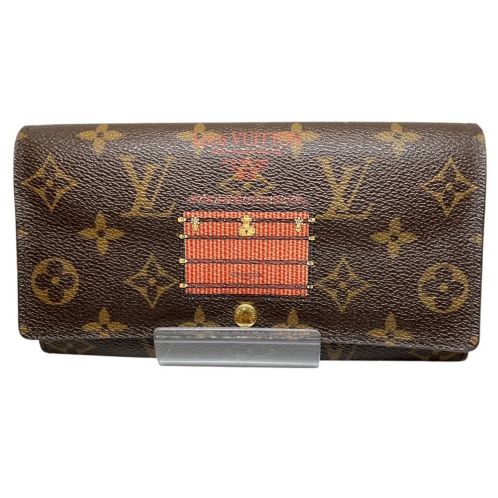 Louis Vuitton Portefeuille Sarah Trunk Long Wallet, Monogram Canvas, M60415